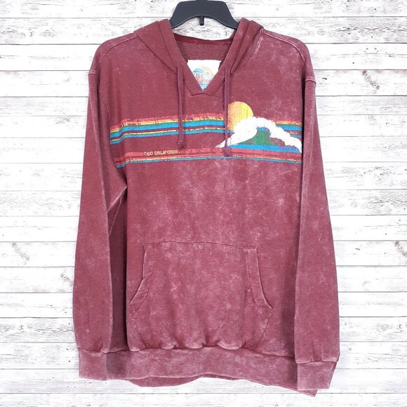 NWOT C&C California Mens Hoodie XXL Sunset 458 - Picture 1 of 4